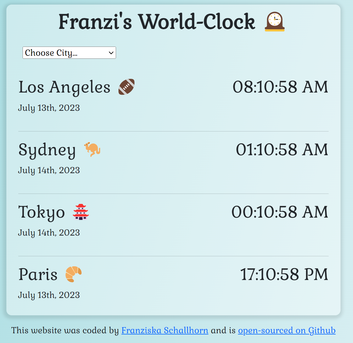 Worldclock App